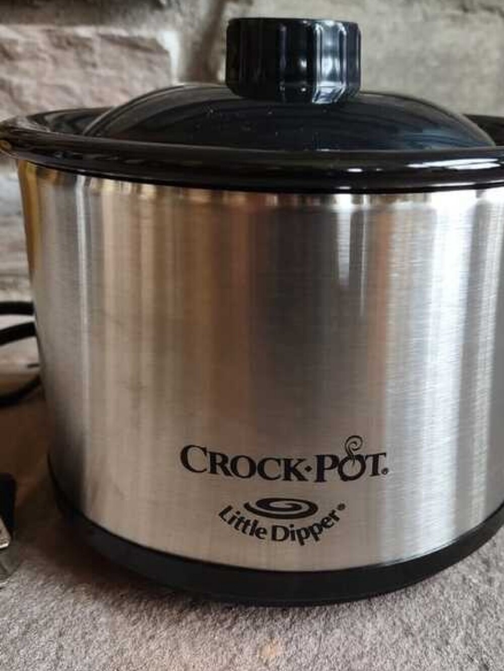 Crock Pot Little Dipper Stainless Steel Mini Slow Cooker / Food Warmer Kitchen